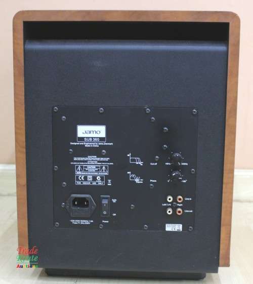 Jamo SUB360 - 8` Subwoofer - Wood Finish - [ NOT COMING ON ] NO POWER