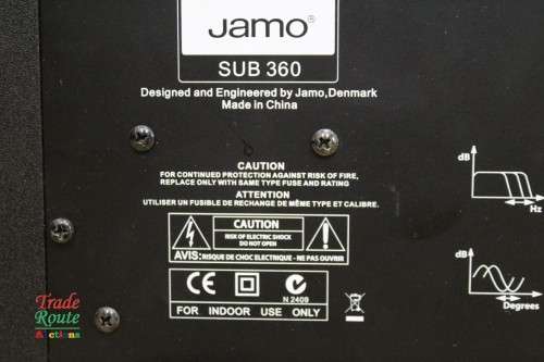 Jamo SUB360 - 8` Subwoofer - Wood Finish - [ NOT COMING ON ] NO POWER