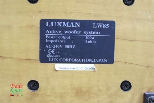 Luxman Active SubWoofer System LW85 - Wood Finish - [ POWERS ON NO SOUND ]