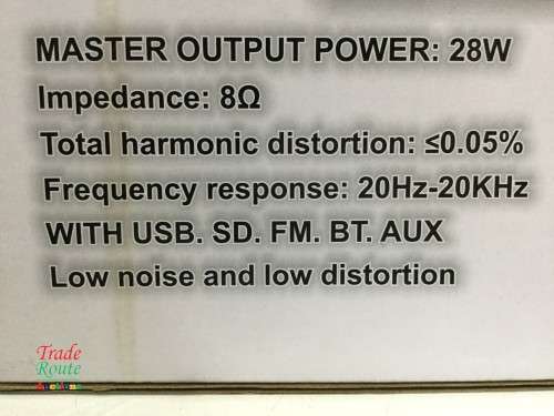 FUSSION PROFESSIONAL KARAOKE AMPLIFIER AV-9018 BT  Bluetooth Karaoke with USB, SD Card, FM Radio