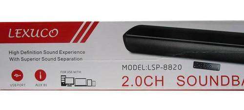 Lexuco 2.0 channel Soundbar Speaker 82x12cm LSP-8820
