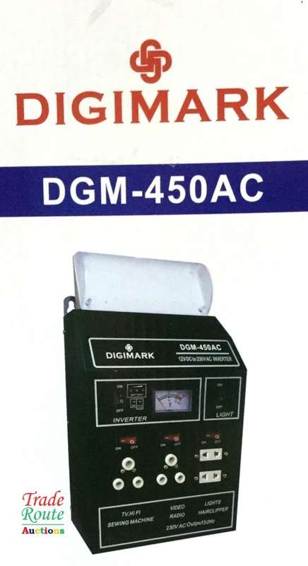 Digimark DGM-450AC 12V DC to 220V AC Inverter + Built-in Charger - LIGHT + BATTERY RECHARGE FUNCTION