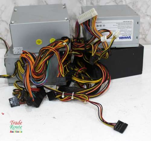 4 x Computer Power supply - 1 BID for all 4 [Salvage item for Spares/Repairs]