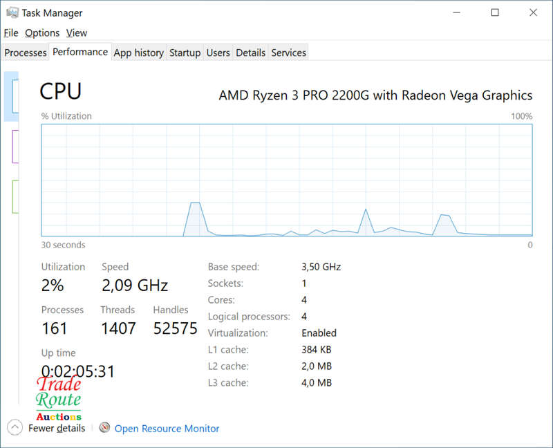 HP EliteDesk 705 G4 SFF Desktop Computer | AMD Ryzen 3 PRO 2200G Radeon Vega Graphics ** GAMING PC