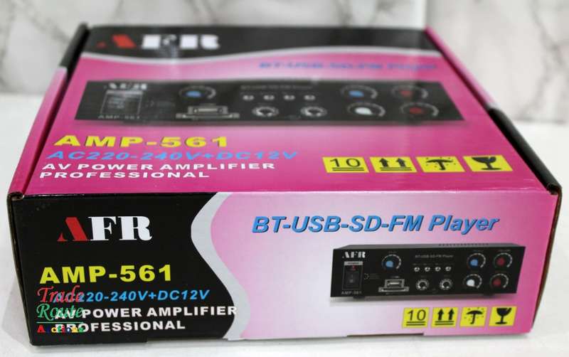 AFR Digital Audio Amplifier AMP-561 FM RADIO - USB - SD CARD - 12V DC / 220V AC