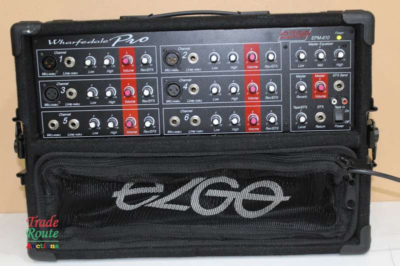 WHARFEDALE PRO EZGE EMP-610 POWER/MIXER 6 Channels