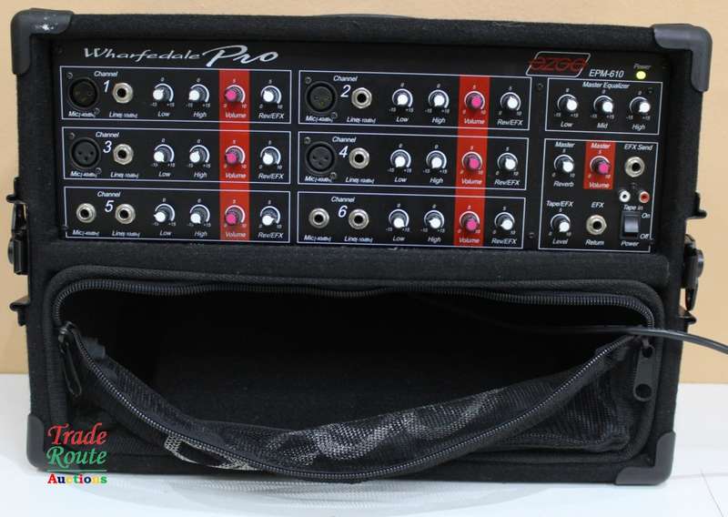 WHARFEDALE PRO EZGE EMP-610 POWER/MIXER 6 Channels