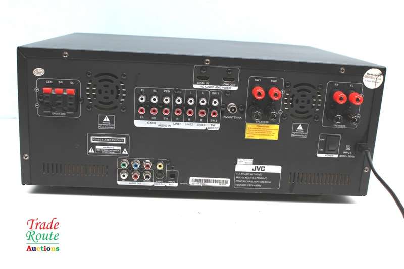 JVC RECEIVER JVC 5.2 AV AMP WITH DVD TH-N779BDVD [ for Spares / Repair - Salvage Item ]