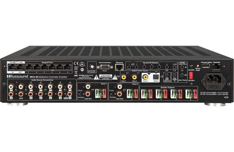 Russound MCA-66 6 Channel Controller Multi Zone Amplifier Multi-zone controller