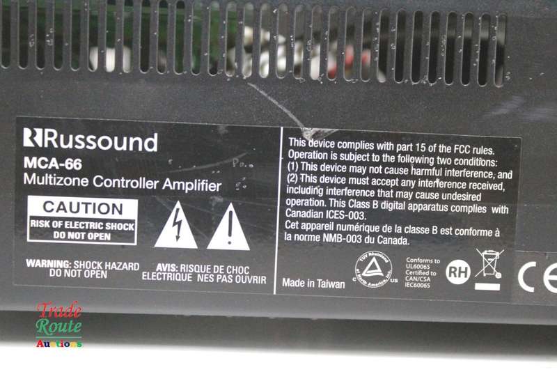 Russound MCA-66 6 Channel Controller Multi Zone Amplifier Multi-zone controller