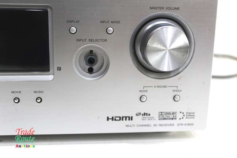Sony STR-K1600 Multi-Channel  A/V Receiver [ Salvage Stock - For Spares/Repair ]