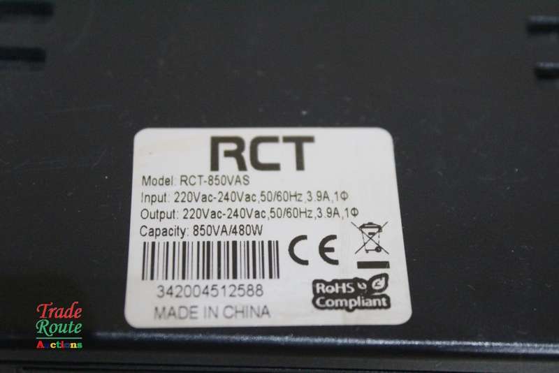 RCT 850VA/480W Line-Interactive UPS 850VAS - Needs new Battery [ Salvage Stock ]