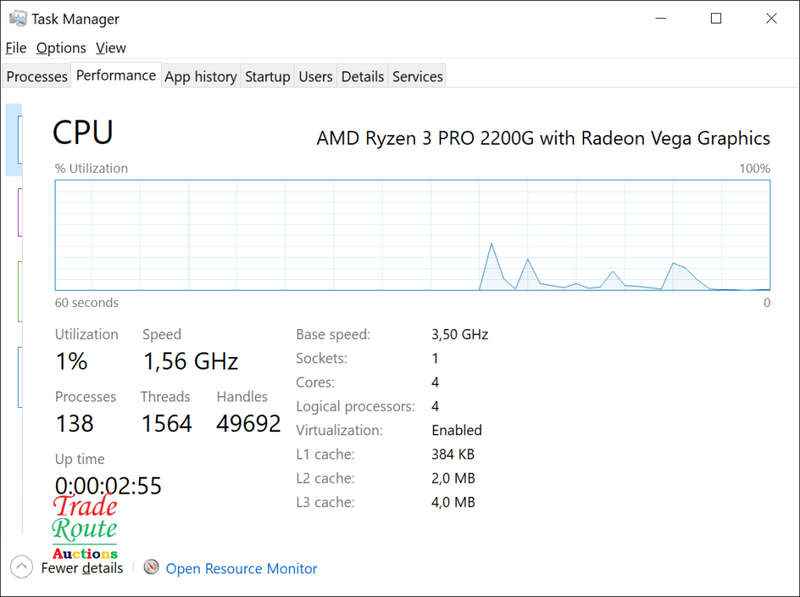 HP EliteDesk 705 G4 SFF Desktop Computer | AMD Ryzen 3 PRO 2200G Radeon Vega Graphics ** GAMING PC