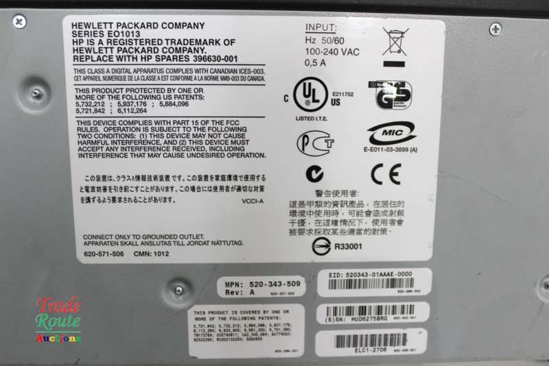 Hewlett Packard Series HP EO1013 8 Port KVM Server Console Switch