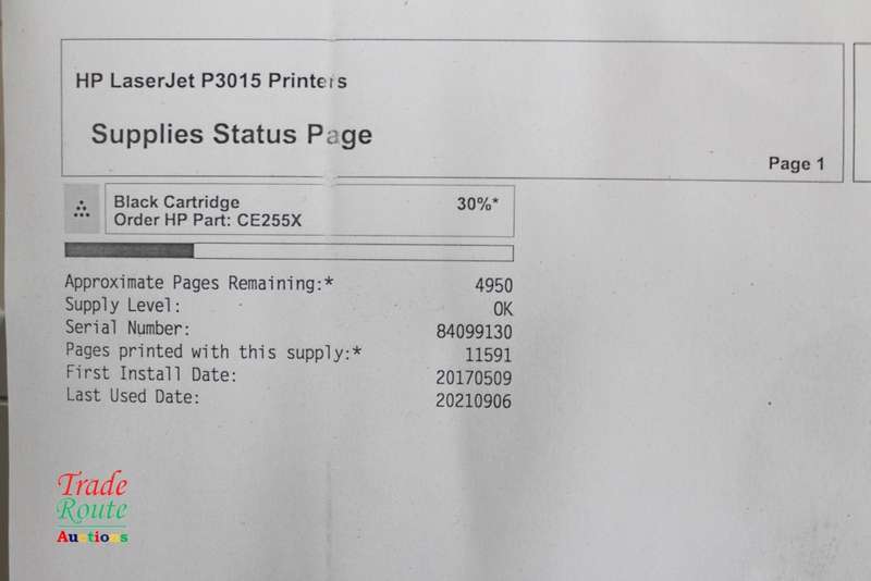 HP LaserJet Enterprise P3015  Printer - HP LASER PRINTER 30% Toner Left