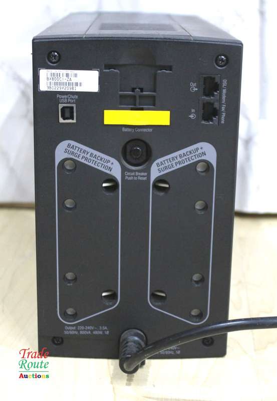 APC Back-UPS 800 Uninterrupted Power Supply [Powers on ] Needs new Battery [ Salvage Stock ]