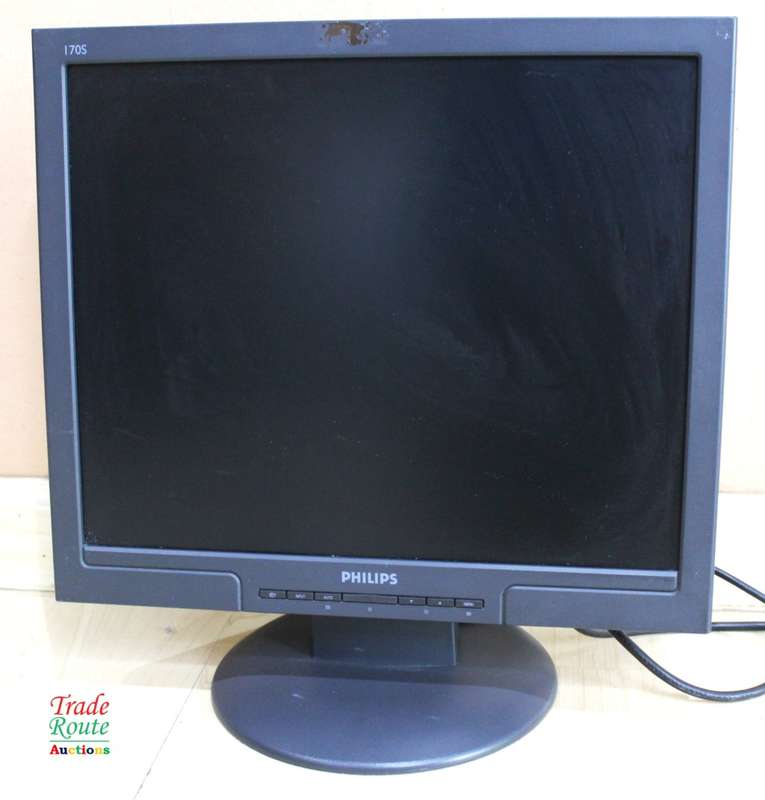 Philips 17-inch 170S 1280 x 1024 LCD Monitor Black - 170S8FB  Computer Monitor [DVI & VGA PORTS]