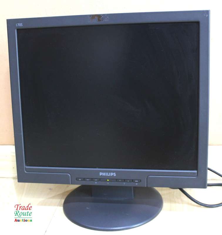 Philips 17-inch 170S 1280 x 1024 LCD Monitor Black - 170S8FB  Computer Monitor [DVI & VGA PORTS]