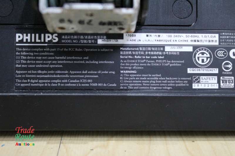 Philips 17-inch 170S 1280x1024 LCD Monitor Black Brilliance 170S9  Computer Monitor DVI & VGA PORTS
