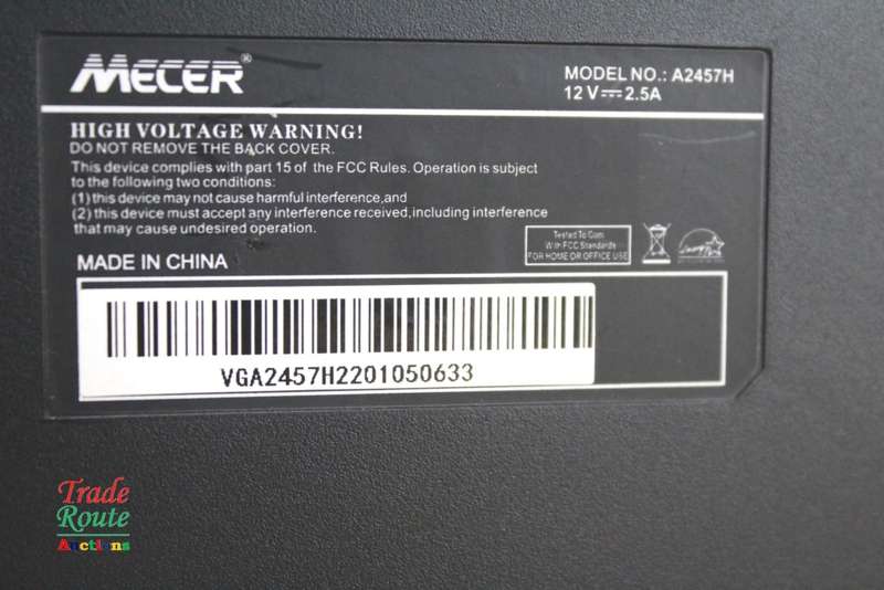 Mecer 23.8-inch 16 x 9 TFT LED Wide Monitor, 1920 x 1080 Full HD, W/VGA + HDMI & Built-in Speakers