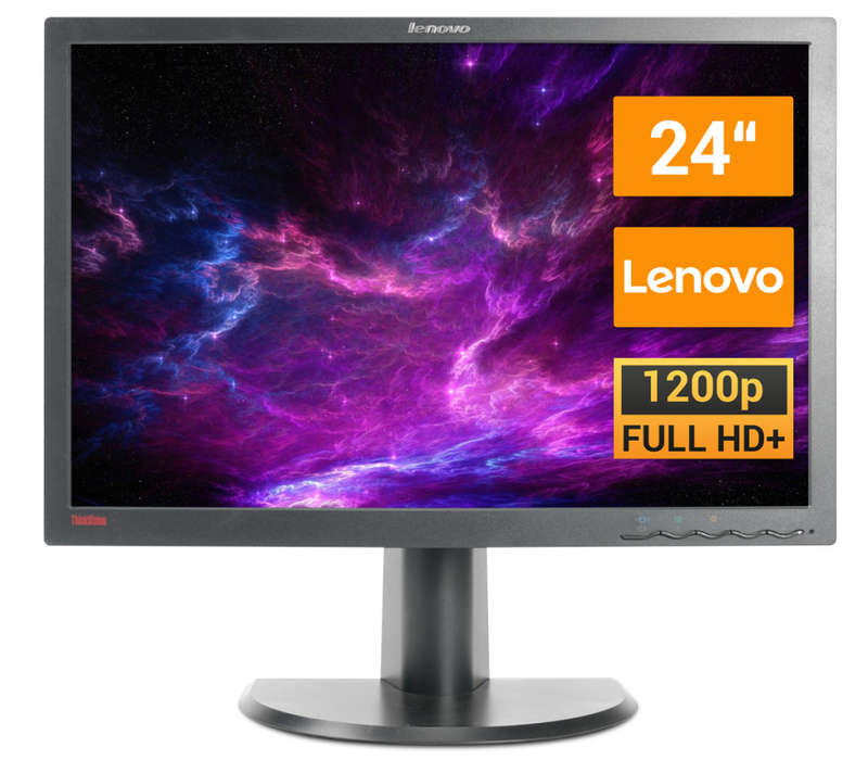 Lenovo ThinkVision 24 inch Monitor LT2452P LCD Widescreen 1920 x 1200