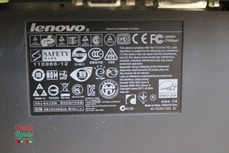 Lenovo ThinkVision 24 INCH Monitor LT2452P 24` LCD Widescreen 1920 x 1200