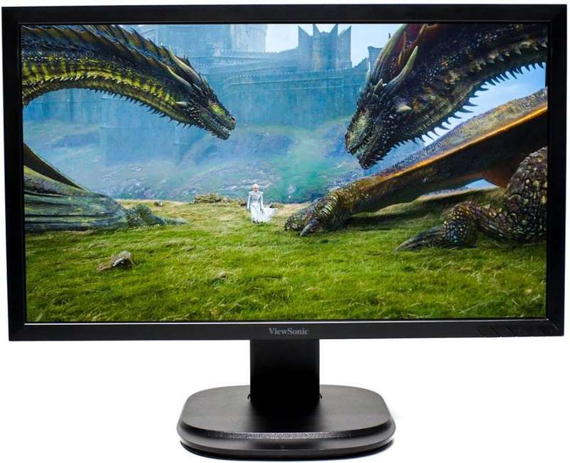 ViewSonic 24 inch Widescreen 1920x1080 16:9 LED Backlit Full HD LCD Monitor VGA DVI DisplayPort