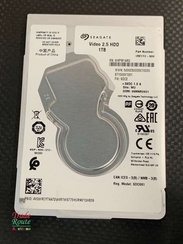 Seagate 1TB Laptop HDD - Notebook 1000GB Hard Disk Drive - ST1000VT001 (Slim 7mm)