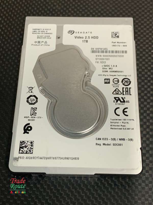 Seagate 1TB Laptop HDD - Notebook 1000GB Hard Disk Drive - ST1000VT001 (Slim 7mm)