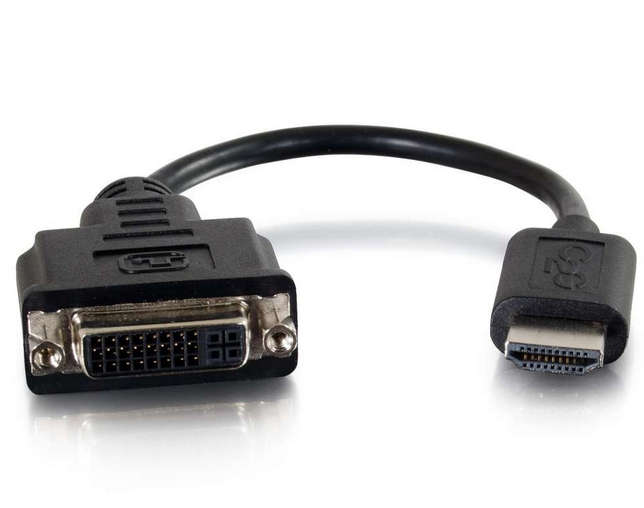 HDMI® Male to Single Link DVI-D Female Adapter Converter Dongle