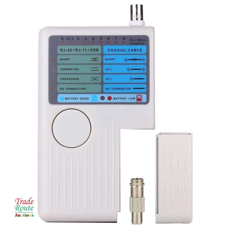 4 in 1 Remote Network Cable Tester for RJ45 RJ11 USB BNC LAN Cable Multi-functional