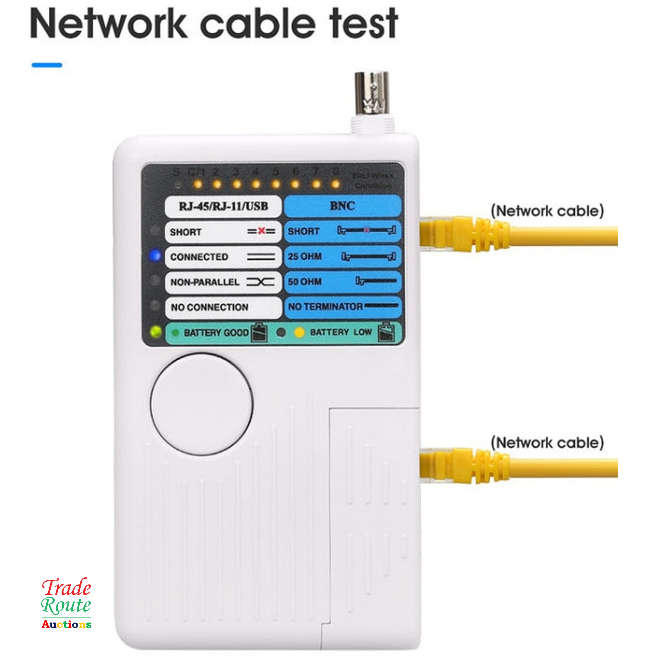 4 in 1 Remote Network Cable Tester for RJ45 RJ11 USB BNC LAN Cable Multi-functional