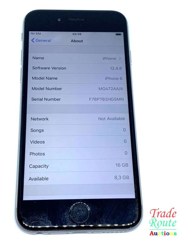 Apple iPhone 6 Space Grey (Pre Owned)