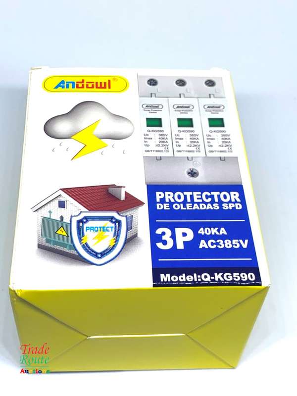 Surge Protector 3-Pole 3-Phase DIN Rail AC 385V 40KA SPD SURGE PROTECTOR