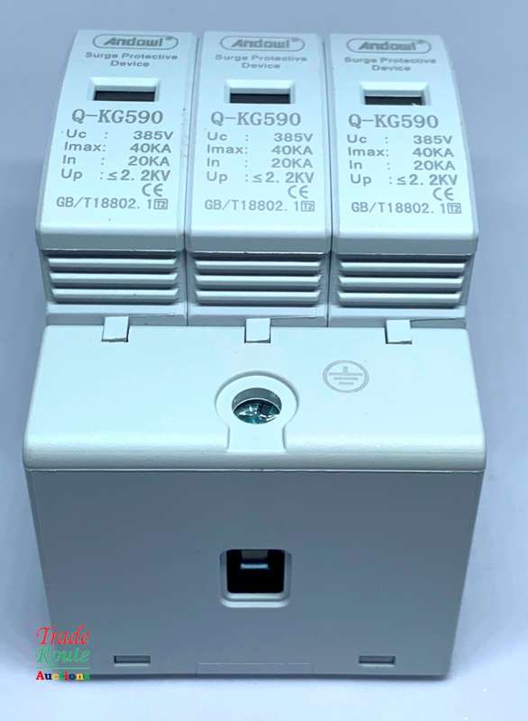 Surge Protector 3-Pole 3-Phase DIN Rail AC 385V 40KA SPD SURGE PROTECTOR