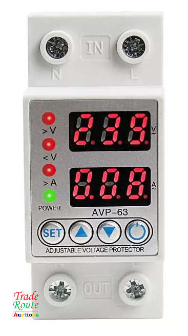 Over Voltage Under Voltage Protection Switch  Adjustable Self Resetting Overvoltage Protector Switch