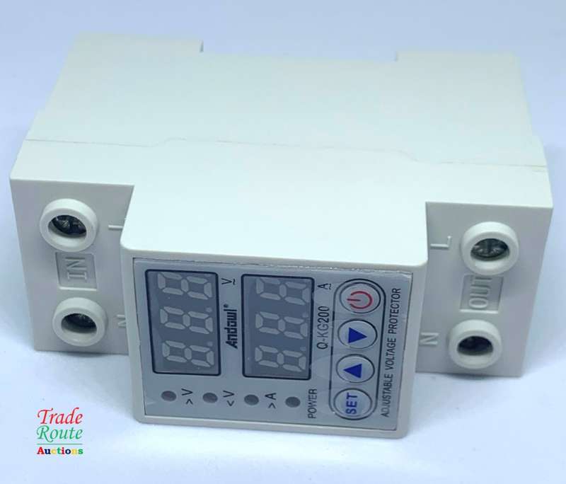 Over Voltage Under Voltage Protection Switch  Adjustable Self Resetting Overvoltage Protector Switch