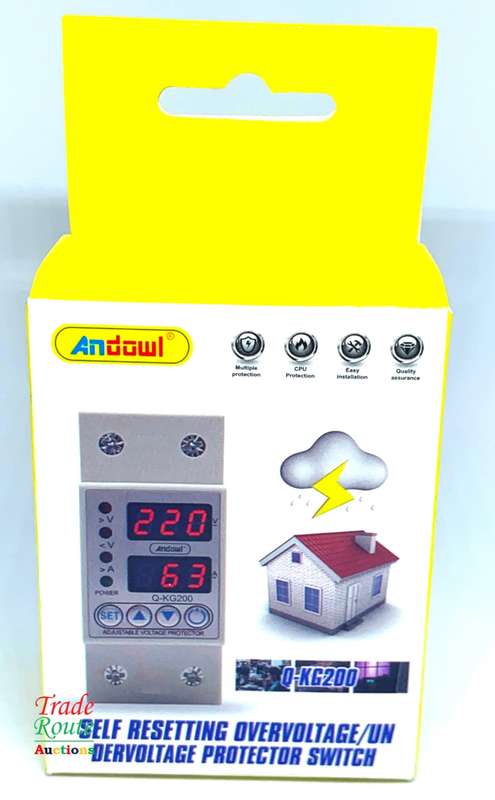 Over Voltage Under Voltage Protection Switch  Adjustable Self Resetting Overvoltage Protector Switch