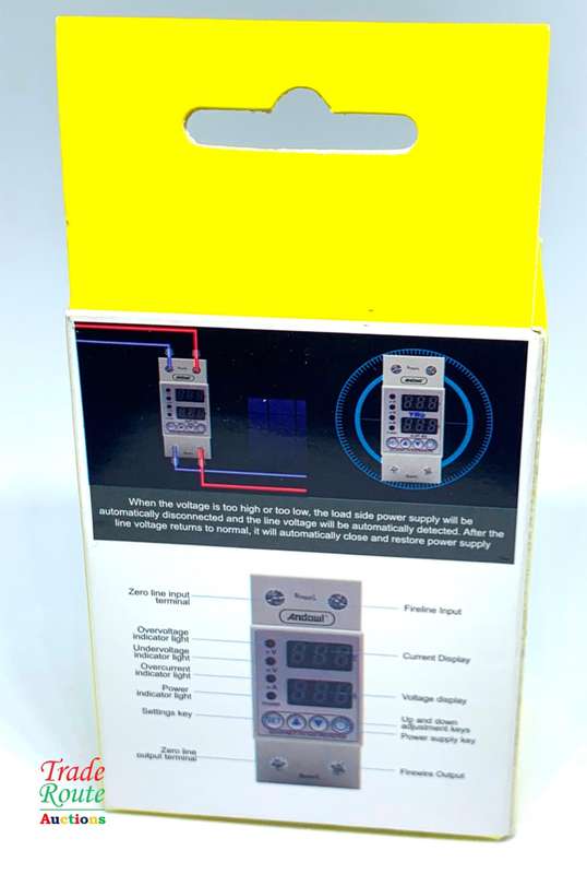 Over Voltage Under Voltage Protection Switch  Adjustable Self Resetting Overvoltage Protector Switch