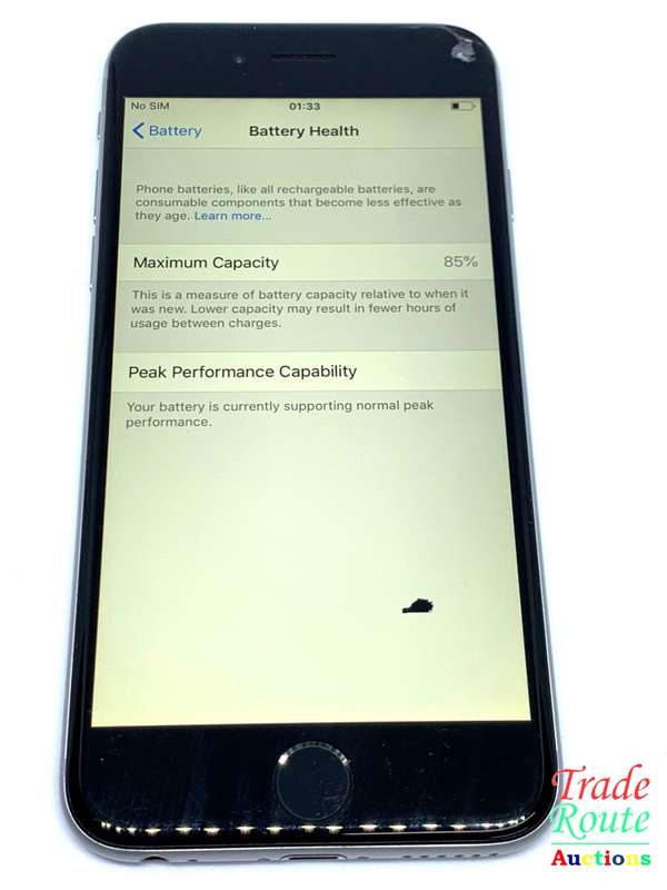 Apple iPhone 6 Space Grey (Pre Owned) SmartPhone (Cracks & marks on Screen)