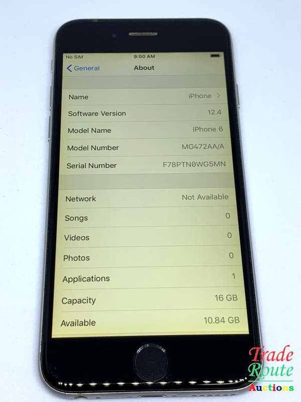 Apple iPhone 6 Space Grey (Pre Owned) SmartPhone (Unlocked to All networks)
