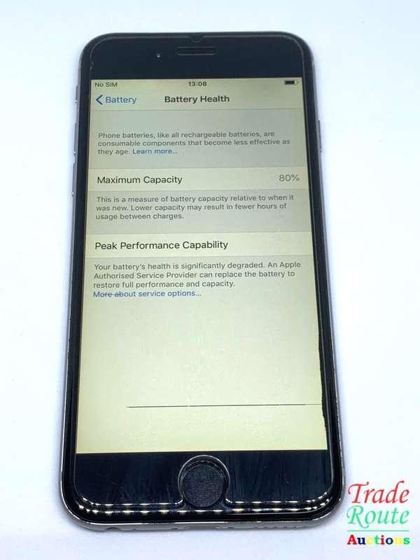 Apple iPhone 6 Space Grey (Pre Owned) SmartPhone (Screen has some lines)