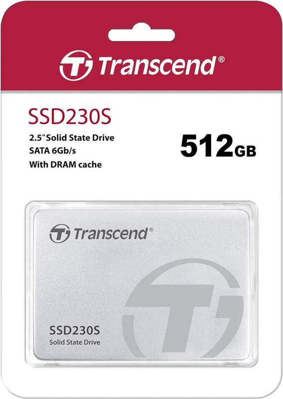 TRANSCEND 512GB SSD - SSD230S 6GBps - 2.5` Solid State Drive