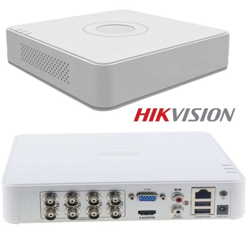 2 X Hikvision 8CH DVR Digital Video Recorders (Salvage stock for Spares or Repair)
