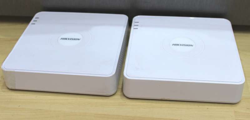 2 X Hikvision 8CH DVR Digital Video Recorders (Salvage stock for Spares or Repair)