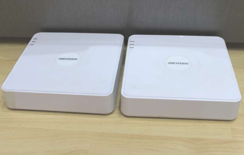 2 X Hikvision 8CH DVR Digital Video Recorders (Salvage stock for Spares or Repair)