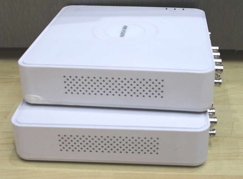 2 X Hikvision 8CH DVR Digital Video Recorders (Salvage stock for Spares or Repair)