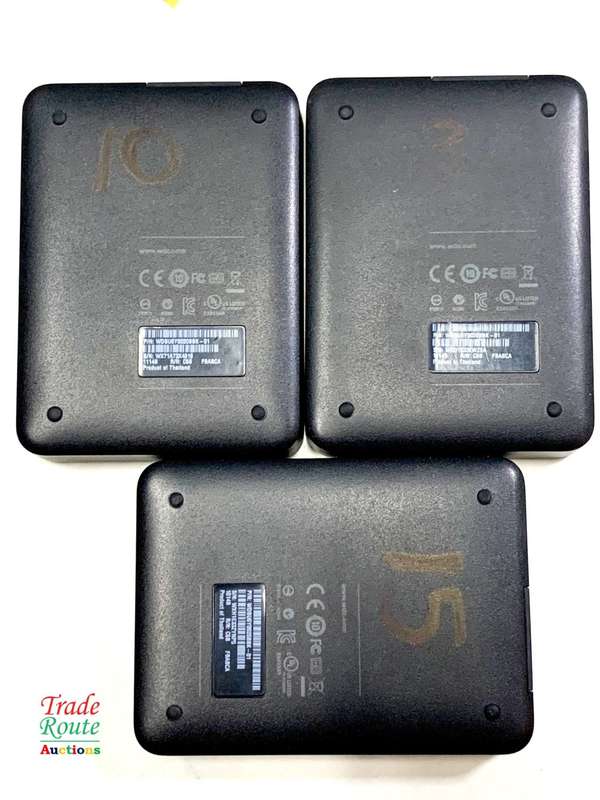 3 Pieces x WD 2TB Elements External Hard Drive - Faulty for Spares 1 bid wins all 3