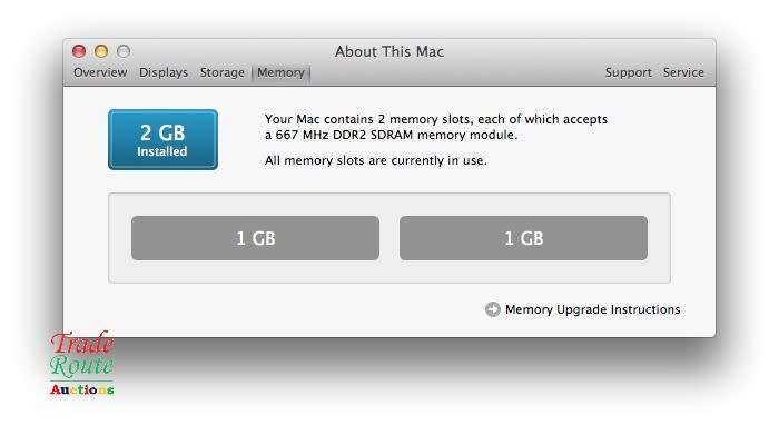 iMac 20-Inch `Core 2 Duo` 2.4Ghz - All in One COMPUTER Desktop - 2GB RAM - 320GB HDD