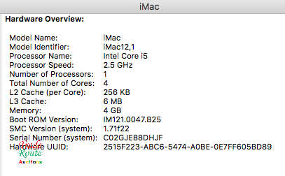 Apple Imac | 21.5 Inch | Core I5 2.5ghz 4gb Ram 500gb Hdd * AMD Radeon HD 6750M Graphics
